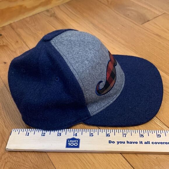 “On hold”. COPY - EUC Wool Blend Mustash Baseball Hat Cap - Picture 7 of 10